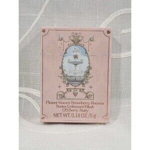 Flower Knows Strawberry Rococo Embossed Blush - 05 Berry Mary 0.18oz NEW IN BOX